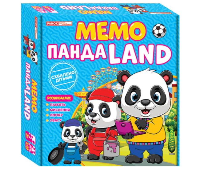 Игра Мемо.ПандаLAND Ранок Обучающие и развивающие игры для детей 3-5 лет - Издательство Ранок - ISBN 4823076150136