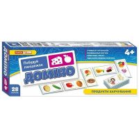 Доміно. Продукти харчування для дітей від 4 років, 28 карток Ранок/Наочні посібники