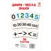 НУШ Картки А5. Цифри. Числа. Знаки 36 карткок ZIRKA - Видавництво Ранок - ISBN 2000013854018