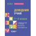 Справочник ученика Основа 1-4 классы Украинский язык и чтение. Математика. Я исследую мир - Издательство Основа - ISBN 9786170042286