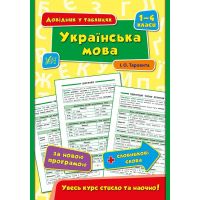 Справочник в таблицах УЛА Украинский язык 1-4 класс
