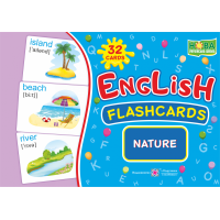 НУШ Комплект карточек Пiдручники i посiбники English flashcards Nature