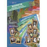 Комплект плакатів для оформлення кабінету біології