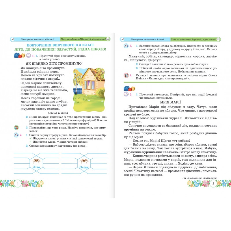 НУШ Комплект підручників Пiдручники i посiбники Українська мова та читання 4 клас у 2 частинах за програмою Шияна