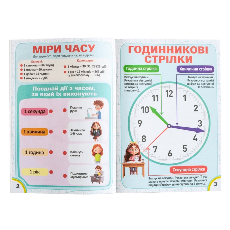 Робочий зошит Лабораторія часу для дітей від 6 років. Ранок. Наочні посібники