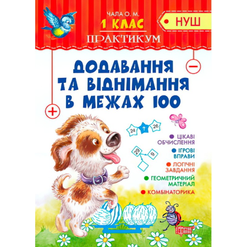 НУШ Практикум 1 класс Торсинг Сложение и вычитание в пределах 100