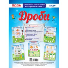 НУШ. Комплект плакатів: Дроби