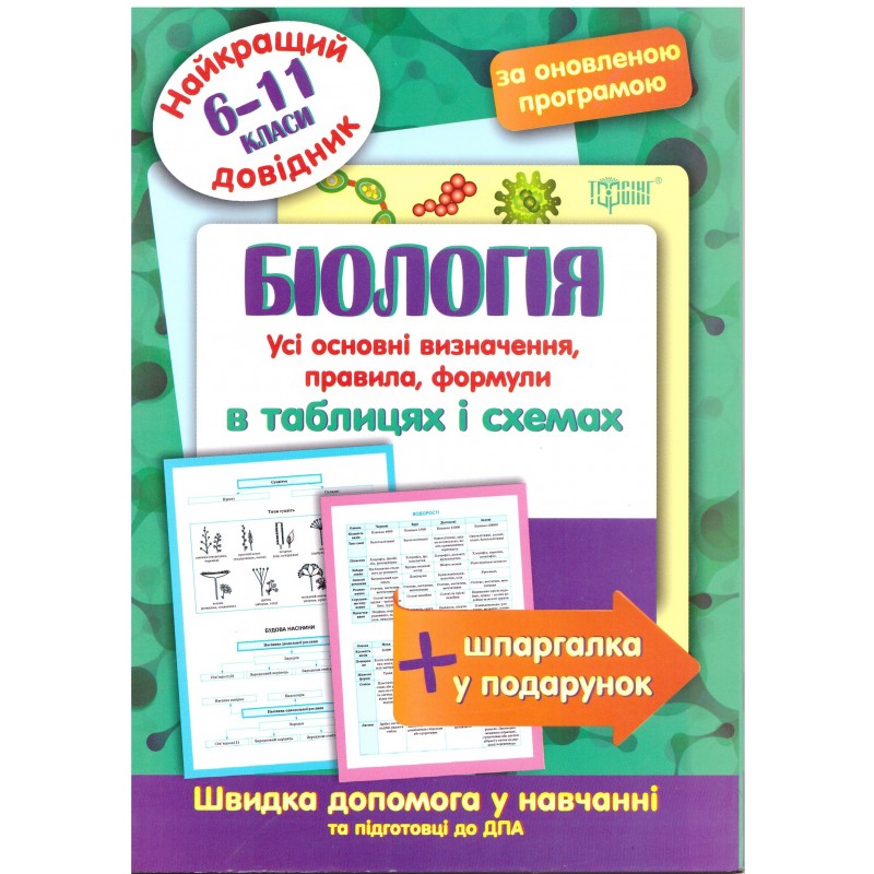 Лучший справочник Торсинг Биология в таблицах и схемах 6-11 классы