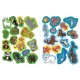 Книга з наліпками УЛА Дикі тварини Wild Animals Наліпки-навчалки