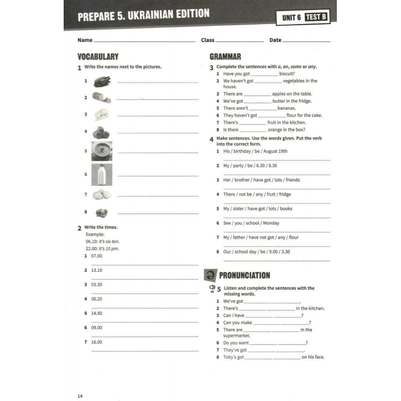 НУШ Тесты Лингвист Prepare for Ukraine НУШ 5 Test book Сборник тестов Английский язык 5 класс к учебнику Д. Коста М. Уильямс