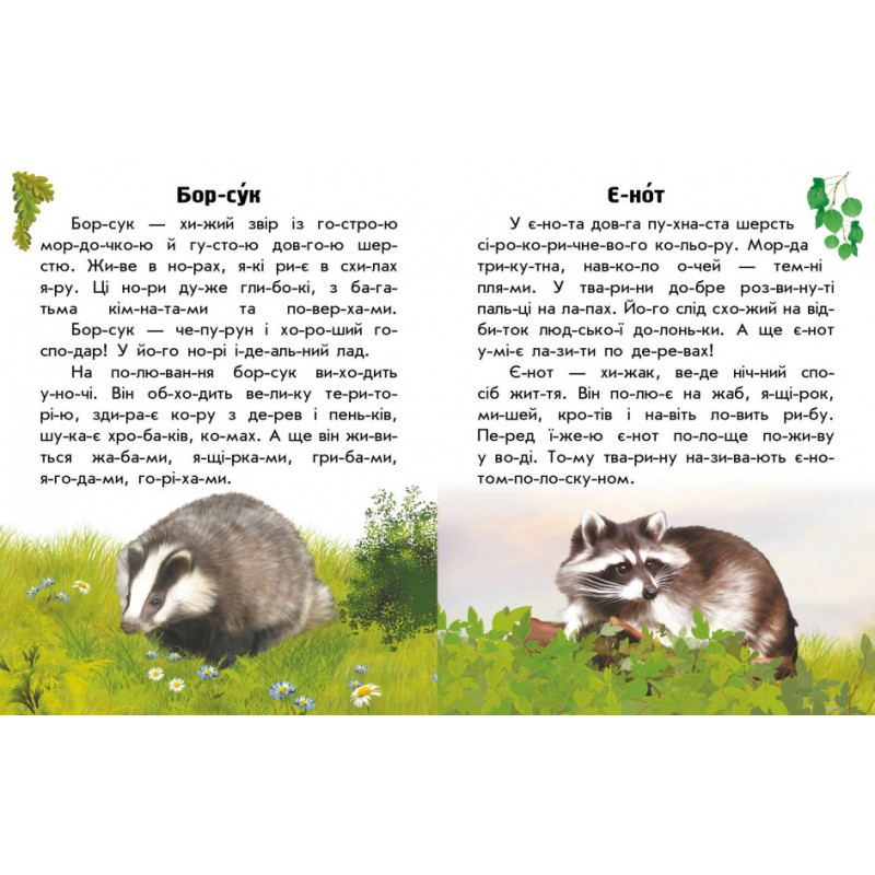 Книга Читаю об Украине. Животные лесов Ранок