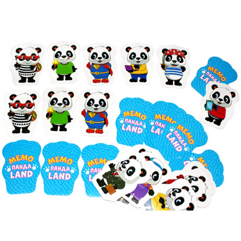 Игра Мемо.ПандаLAND Ранок Обучающие и развивающие игры для детей 3-5 лет