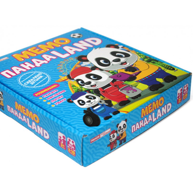 Игра Мемо.ПандаLAND Ранок Обучающие и развивающие игры для детей 3-5 лет