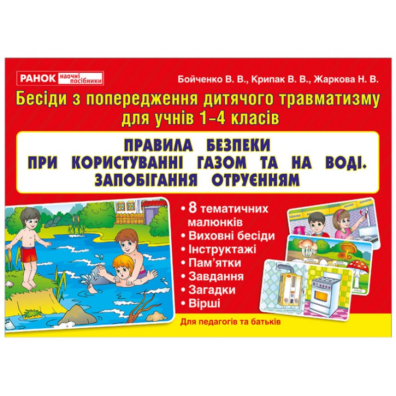 Правила безпеки при користуванні газом та на воді. Запобігання отруєнням Ранок. Наочні посібники