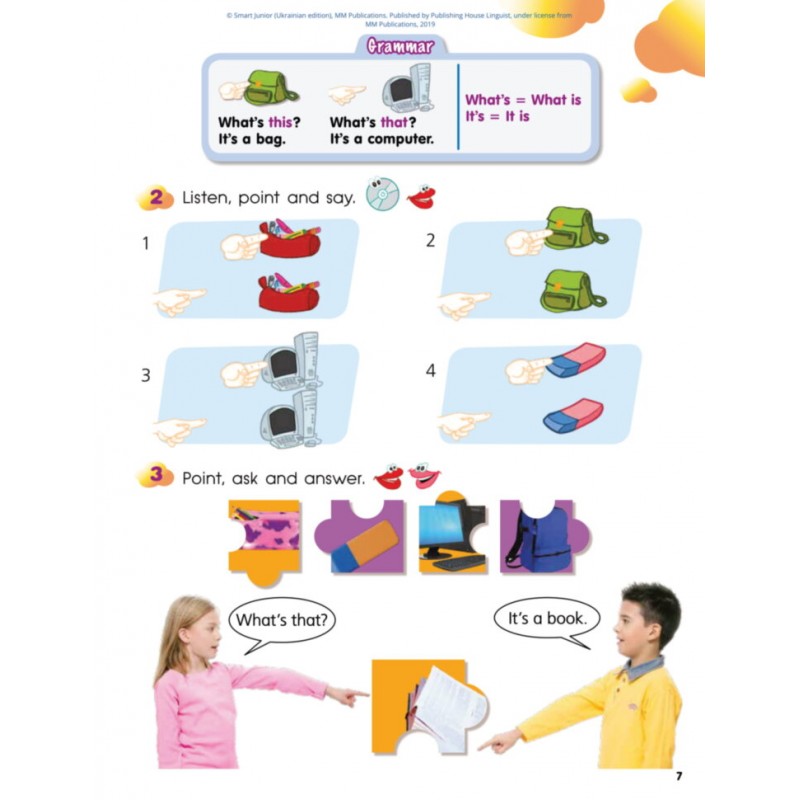 НУШ Англійська мова 2 клас Smart Junior Комплект Підручник + Зошит + Dictionary Мітчелл Лінгвіст