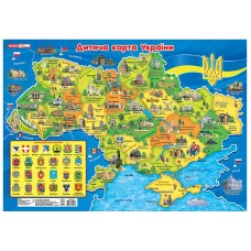 Плакат Ранок Детская карта Украины