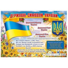 Плакат Государственные символы Украины Ранок
