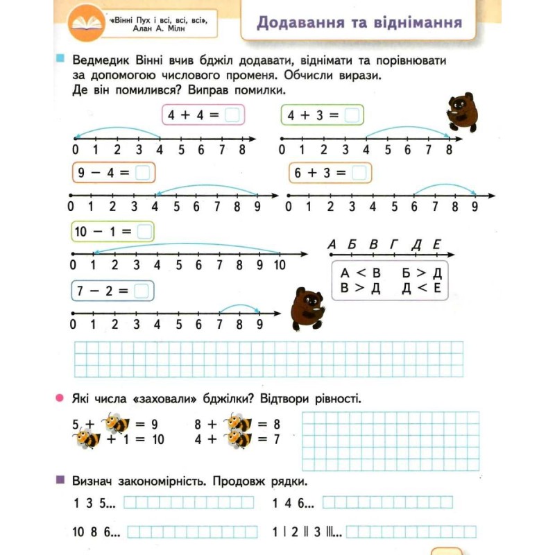 НУШ Рабочая тетрадь Сиция Сказочная Математика 1 класс к учебнику Скворцовой КОМПЛЕКТ в 2-х частях