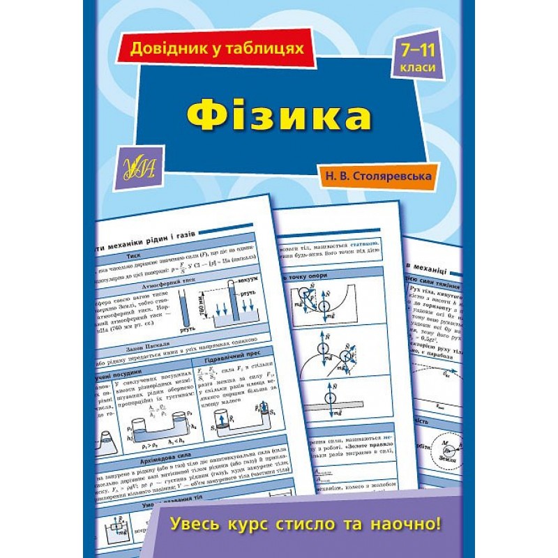 КОМПЛЕКТ Справочников в таблицах 7-11 классы: История Украины + Украинский язык + Геометрия + Алгебра + Химия + Физика + Биология + Английский язык. УЛА + Подарок