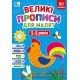 Большие прописи для малышей УЛА 2-3 года, 80 наклеек